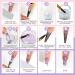 Morovan Acrylic Nail Kit - Glitter Acrylic Powder Set with Everything Professional Acrylic Nail Powder Set for Nails Supplies Tools DIY Nail Extension Kit for Starter 12 Colors Glitter - Buy Online on GoSupps.com