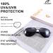 FEISEDY Bifocal Reader Sunglasses for Men & Women - Black 1.5x UV Protection Perfect for Reading Under Sun - B2718 - Buy Online on GoSupps.com