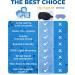 Travel Eye Cover for Rest - Reusable Blindfold for Adults Comfortable Sleepmask Perfect Travel Accessories(Black) - Buy Online on GoSupps.com