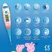 Peppa Pig Digital Thermometer - Fast 10 Second Reading - Fever Alarm - Flexible Tip - CE Certified - Jellyworks - Buy Online on GoSupps.com