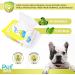 Pet Faves Plant Based Dog Wipes - 100 Count | Deodorizing, Hypoallergenic, Aloe & Vitamin-E | Unscented & Alcohol Free Grooming Wipes for Paws and Butt - Buy Online on GoSupps.com