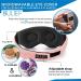 Dulief Microwavable Lavender Eye Mask - Reusable Relief for Migraines, Headaches, Sinus Pain, Puffiness - Warm Compress for Relaxation (Pink) - Buy Online on GoSupps.com