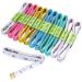 Akstore 12 PCS Soft Tape Measures Double-Scale 60-Inch/150cm Soft Tape Measure Ruler Bulk for Sewing Tailor Cloth,Medical Measurement,Body Measurements (Multicolors)