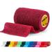SPORTTAPE Self-Adhesive Football Sock Tape | 7.5cm x 4.5m - Maroon | Cohesive Bandage - Pet Bandage Vet Wrap for Dogs Horses | Compression Bandage Shin Pad Tape Football Ankle Tape - Single Roll Maroon 7.5x450 cm (Pack of 1)