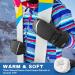 MCTi Kids Waterproof Winter Ski Mittens - Black X-Small (8-11 years) - Buy Online on GoSupps.com