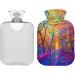 Naanle 2L Hot Water Bottle with Lid | Autumn Oil Painting | Back Pain Relief & Cold Therapy Hand/Foot Warmer - Buy Online on GoSupps.com