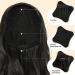 Fine Brown Ponytail Hair Extension - 45 cm Wavy Braid Corded Ponytail for Women | Darkest Brown Synthetic Hair - Buy Online on GoSupps.com