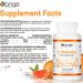 Orange Naturals L-Theanine & Magnesium Bisglycinate 250mg 60 Vegan Capsules - Enhanced Sleep & Relaxation Support Promotes Mental Calmness Optimal for Women & Men - Non-GMO Supplement - Buy Online on GoSupps.com