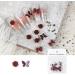 FEIlei Camellia Nail Jewelry Elegant Resin Flower Design DIY Nail Wedding Nail Charms - Buy Online on GoSupps.com