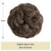 Shop Sofeiyan Hair Part Tendrils & Updos - Wavy Messy Chignon Hair Extensions for Women in Medium Brown & Light Chestnut Brown (40g) - Buy Online on GoSupps.com
