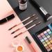 12-Piece Double Ended Eyebrow Brush Set for Precision Application and Blending - Multi-functional Mini Brushes for Eyebrow Powders, Waxes, and Gels - Buy Online on GoSupps.com