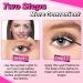 PRO Self Adhesive Eyelashes Kit - 120pcs Press On Lashes Lash Fixative & Remover Easy Home Application | Velvety D-10-18mix Eyelash Extension Set - Buy Online on GoSupps.com