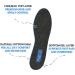 PrimeInsoles Odor Eliminator Insoles - Ultra Comfortable Gel with Odor Control - 1 Pair, Trim to Fit - Sizes 6-12 - Buy Online on GoSupps.com