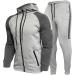 Shop Hanxiulin Men's Jogging Suit - Stylish Hooded Sports Jacket & Pants Set | XL Athletic Wear for Training & Exercise - Buy Online on GoSupps.com