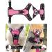 Joytale Large Dog Harness - Reflective Soft Padded Adjustable & Breathable with Control Handle - Pink (1 Pack) | Best for Anti-Pull & Comfort - Buy Online on GoSupps.com