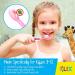 Lix 55Dental Kids Giraffe Toothbrush Set - Soft Bristles, Easy-Grip Handle, Bristle Cover, Self-Standing Design - Ages 3-12, 4 Colors - Buy Online on GoSupps.com