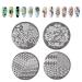 Niceneeded Nail Art Stamping Kit - 2 Rectangle & 4 Round Plates Nail Stamp & Scraper | DIY Nail Decoration Tools - Buy Online on GoSupps.com
