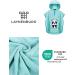 Laynenburg Premium Bathing Poncho for Kids - 100% Cotton Hooded Towel for Ages 3-5 - Oeko Tex Certified - Turquoise Panda Design - Buy Online on GoSupps.com