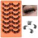 Fluffy Cluster Lashes - Natural Wispy False Eyelashes - 7 Pairs Multipack by Eefofnn - Buy Online on GoSupps.com