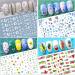 Nail Art Stickers: 24 Self-Adhesive Decals for Creative Nail Designs - Large Sheets Included | Nail Supplies Kit - Buy Online on GoSupps.com