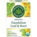 Organic Dandelion Leaf & Root Herbal Tea - Caffeine Free, 16 Wrapped Bags | Traditional Medicinals - Buy Online on GoSupps.com