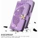Monwutong Hzd Protective Cover for Xiaomi Redmi 12 - 3D Butterfly Pattern PU Leather Folding Stand Magnetic Cap & Card Compartments - Light Violet - Buy Online on GoSupps.com