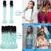 Jumbo Braiding Hair Extensions Colorful Synthetic Hair for DIY Crochet Box Braids Ombre 1Pc 24inch Black to Auburn to Blonde - Buy Online on GoSupps.com