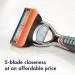 Gillette Fusion5 Power Men's Razor Blade Refills - 8 Count with Lubrastrip for Comfortable Shave - Buy Online on GoSupps.com