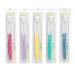Nimbus Extra Soft Toothbrushes (Compact Head) Periodontist Design Tapered Bristles for Sensitive Teeth and Receding Gums Individually Wrapped Plaque Remover Travel Toothbrush (10 Pack Colors Vary)