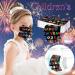 BEUU 30PCS 2021 Happy New Year Disposable_Face_Mack for Kids 3-ply Non-Woven Fabric with Elastic Earloops Fireworks Camouflage Face Bandanas for Children Boys and Girls Face Balaclava - Buy Online on GoSupps.com