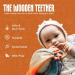 Handcrafted Maple Wood Teething Rings Set - Natural & Lead-Free Baby Teether Toys (3 Inches, Set of 2) - Buy Online on GoSupps.com
