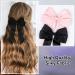2 Pack Bow Hair Clips Black Hair Bows for Women Girls Large Bow Clips Hair Barrette Hair Accessories(Black Pink) - Buy Online on GoSupps.com
