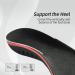 Leaead Plantar Fasciitis Arch Support Insoles for Flat Feet - High Arch Athletic Gel Shoe Inserts with Extra Shock Absorption - Orthotic Insoles for Arch Pain Relief - Men's/Women's (XL, Black) - Buy Online on GoSupps.com