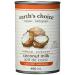 Earth's Choice - Organic Coconut Milk (17% Fat) Guar Gum Free Gluten Free Dairy Free Lactose Free Kosher 12 Count of 400ml 400 ml (Pack of 12)
