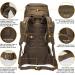 Mardingtop 60L Molle Hiking Backpack with Rain Cover - Ideal for Camping and Travelling - Buy Online on GoSupps.com