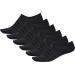 adidas Men's Superlite No Show Socks - 6 Pack, Black/Night Grey, Large US - Buy Online on GoSupps.com