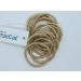 36 PCS 3mm Elastic Hair Ties Ponytail Holders Bulk - No Metal Hair Bands for Women Men Girls Kids (Gold Blonde) - Buy Online on GoSupps.com