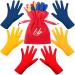 Bamboo Gloves for Eczema  Kids Age 4-6  Dry Hands  Moisturizing Gloves for Children Overnight  3 Pairs
