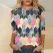 Women's Summer Fashion 2023: Basic 3/4 Sleeve Tunic Top in Pink - Medium - Buy Online on GoSupps.com