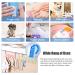 Buy Hanyousheng Nail Brush Set - 5 PCs Hand Washing & Dust Remover Brushes with Handle | Ideal for Beauty & Nail Cleaning (3 Colors) - Buy Online on GoSupps.com