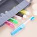 Fengek 10-Piece Mini Folding Travel Toothbrush Kit with Case - Portable for Adults, Camping, Hiking, Business Trips - 2 Styles, 9 Colors - Buy Online on GoSupps.com