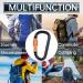 Buy 4-Piece Aluminum Carabiner Hooks Set - Screw Cap Spring-Loaded Clips for Camping Hiking & Fishing - Durable Keychain Accessories - Buy Online on GoSupps.com