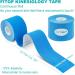 FITOP Cotton Kinesiology Tape | 5m x 5cm | Blue Physio Tape for Pain Relief & Support - Fast International Shipping - Buy Online on GoSupps.com
