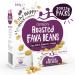 The Happy Snack Company roasted fava beans sea salt & balsamic flavor Healthy snacks protein-rich gluten-free delicious snacks vegan 115 calories 25 g portion 20 pieces of sea salt & balsamic taste 25 g (20 pack)