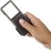 Carson PO-25 MiniBrite LED Lighted Pocket 3x Magnifier | Grey | Built-in Sliding Lens Cover | 2.0 x 0.6 x 4.5 inches - Buy Online on GoSupps.com