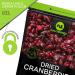 Sun Dried Whole Cranberries 16oz - Sweetened Dehydrated Fruit Snack | All Natural, Vegan, Kosher Certified - Buy Online on GoSupps.com