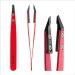 REVLON Ceramic Tip Slant Tweezer - Precision Tweezing Tool for Perfectly Defined Brows - Buy Online on GoSupps.com
