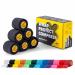 6 Rolls SPORTTAPE Self-Adhesive Football Sock Tape | 5cm x 4.5m - Black | Cohesive Bandage Sock Wrap Shin Pad Tape | Goalkeeper Wrist Tape & Football Ankle Tape | Pet & Vet Wrap for Dogs Horses Black 5x450 cm (Pack of 6)