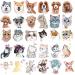 Ooopsiun 30 Pieces Animals Temporary Tattoos for Kids Women, Dogs Cats Waterproof Tattoos for Boys Girls