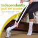 BodyHealt Flexible Sock Aid Tool - Dressing Aid for Elderly, Disabled, Diabetic - Pants & Socks Helper with Long Handles - Pulling Assist Device for Compression Stockings - Buy Online on GoSupps.com